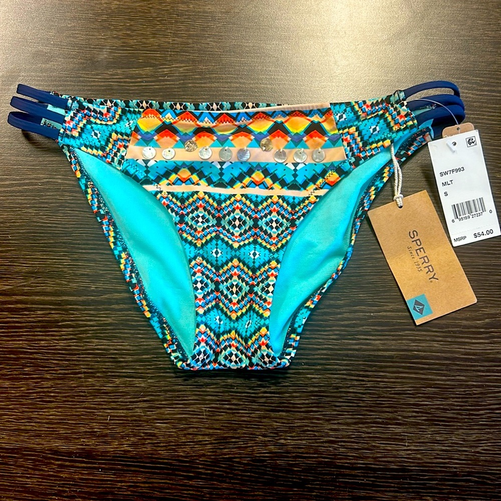Sperry bikini bottom Sz S NWT